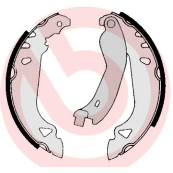 Jeu de mâchoires de frein BREMBO [S 23 510]