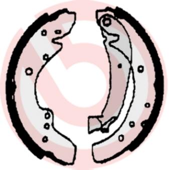 Jeu de mâchoires de frein BREMBO S 23 515 pour SUBARU BRZ 1.9 D Combinato - 69cv