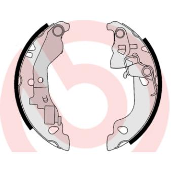 Jeu de mâchoires de frein BREMBO [S 23 520]