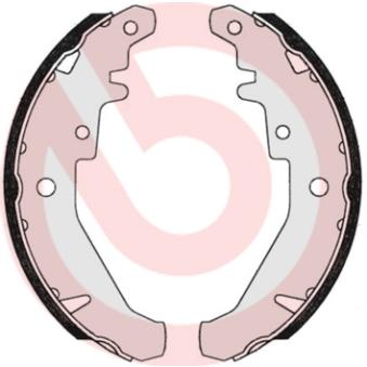 Jeu de mâchoires de frein BREMBO OEM 77362454