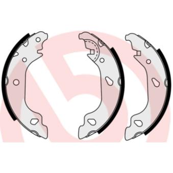 Jeu de mâchoires de frein BREMBO OEM 77362296