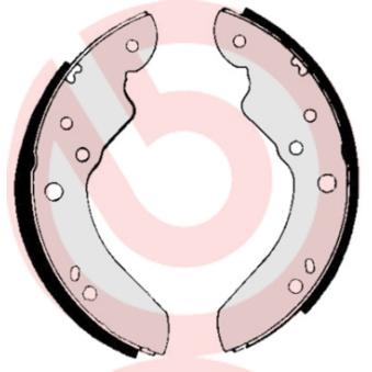 Jeu de mâchoires de frein BREMBO S 23 564