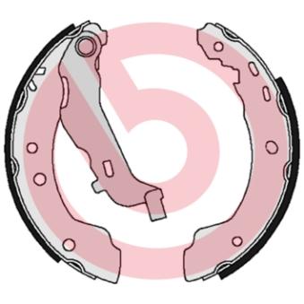 Jeu de mâchoires de frein BREMBO OEM 4406070J28