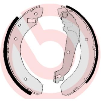 Jeu de mâchoires de frein BREMBO OEM 6096143