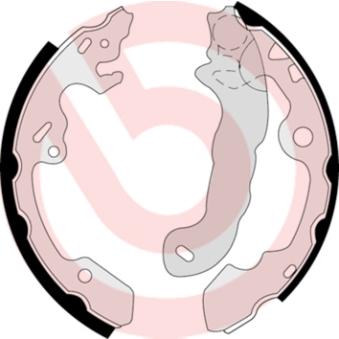 Jeu de mâchoires de frein BREMBO S 24 531 pour AUDI A4 1.8 TDCi - 100cv