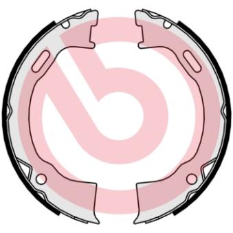 Jeu de mâchoires de frein, frein de stationnement BREMBO OEM 3724392