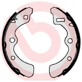 Jeu de mâchoires de frein BREMBO OEM NA367