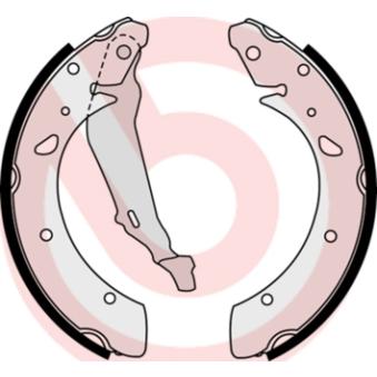 Jeu de mâchoires de frein BREMBO OEM 04431S1AE50