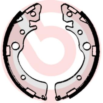 Jeu de mâchoires de frein BREMBO OEM 43153S04A02