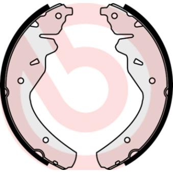 Jeu de mâchoires de frein BREMBO OEM SK0112638Z