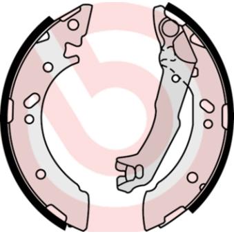 Jeu de mâchoires de frein BREMBO [S 30 510]