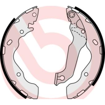 Jeu de mâchoires de frein BREMBO S 30 511 pour HYUNDAI MATRIX 1.5 CRDi VGT - 110cv