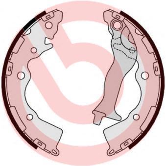 Jeu de mâchoires de frein BREMBO S 30 524