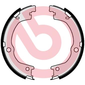 Jeu de mâchoires de frein, frein de stationnement BREMBO S 30 533 pour HYUNDAI TRAJET 2.0 - 140cv