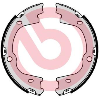 Jeu de mâchoires de frein, frein de stationnement BREMBO S 30 544 pour MERCEDES-BENZ CLASSE E 2.5 CRDi - 110cv