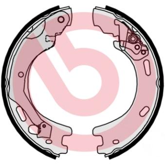 Jeu de mâchoires de frein, frein de stationnement BREMBO OEM SFS500012