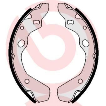 Jeu de mâchoires de frein BREMBO OEM AA10026310