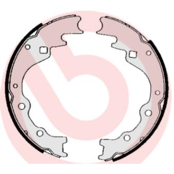 Jeu de mâchoires de frein BREMBO S 49 514