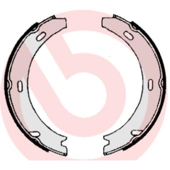 Jeu de mâchoires de frein, frein de stationnement BREMBO OEM A2014200920 Jeu de mâchoires de frein, frein de stationnement BREMBO OEM A2014200920