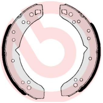 Jeu de mâchoires de frein BREMBO OEM 1520032