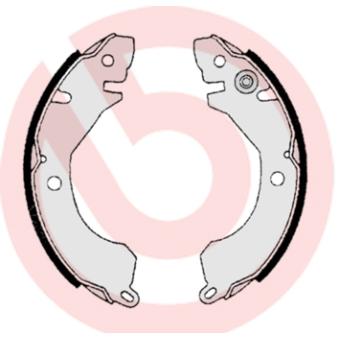 Jeu de mâchoires de frein BREMBO OEM MB858666