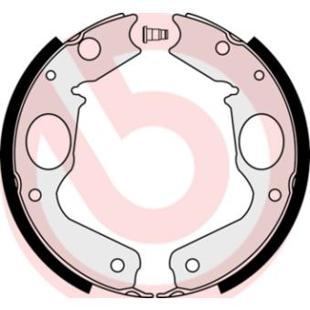 Jeu de mâchoires de frein, frein de stationnement BREMBO OEM MR178827