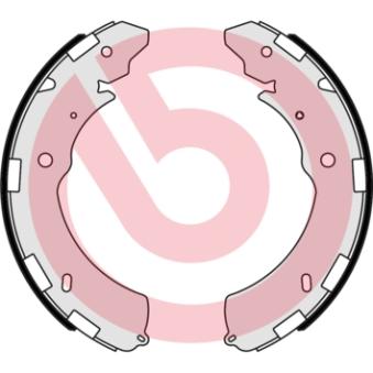 Jeu de mâchoires de frein BREMBO OEM 26694YC000