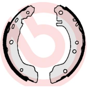 Jeu de mâchoires de frein BREMBO [S 56 505]