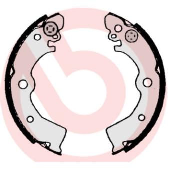 Jeu de mâchoires de frein BREMBO [S 56 506]