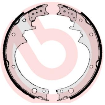 Jeu de mâchoires de frein BREMBO OEM 44060T0425