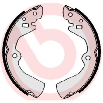 Jeu de mâchoires de frein BREMBO OEM AY360NS045