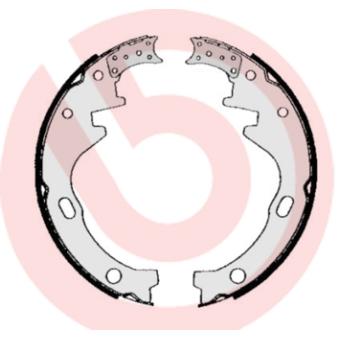 Jeu de mâchoires de frein BREMBO OEM D1060B9625