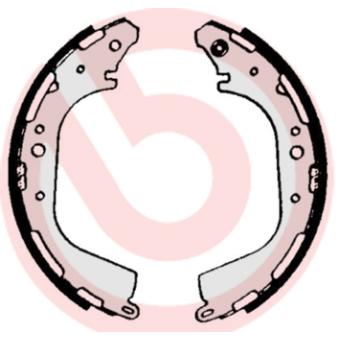 Jeu de mâchoires de frein BREMBO [S 56 529]