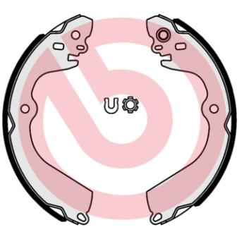 Jeu de mâchoires de frein BREMBO S 56 548