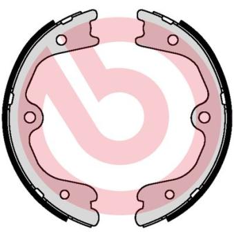 Jeu de mâchoires de frein, frein de stationnement BREMBO S 56 552