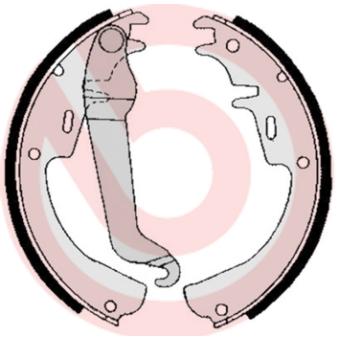 Jeu de mâchoires de frein BREMBO S 59 504