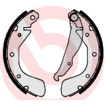 Jeu de mâchoires de frein BREMBO [S 59 511]