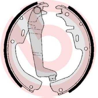 Jeu de mâchoires de frein BREMBO [S 59 520]