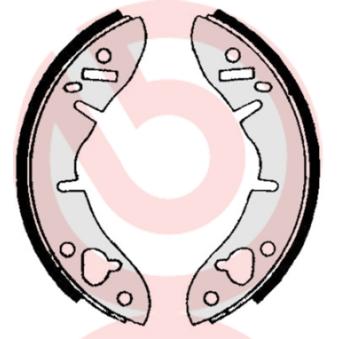 Jeu de mâchoires de frein BREMBO S 61 504