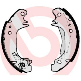 Jeu de mâchoires de frein BREMBO [S 61 515]