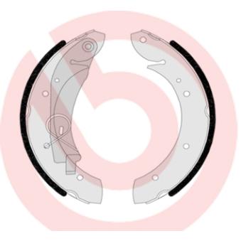 Jeu de mâchoires de frein BREMBO S 61 524 pour CITROEN BERLINGO 1.4 i - 75cv