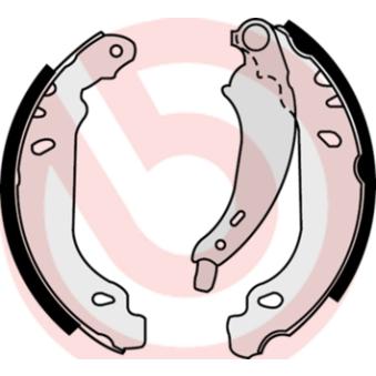 Jeu de mâchoires de frein BREMBO [S 61 525]