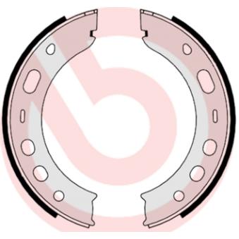 Jeu de mâchoires de frein, frein de stationnement BREMBO S 65 503