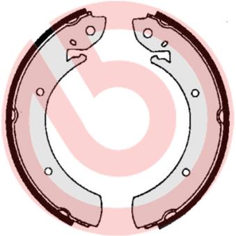 Jeu de mâchoires de frein BREMBO OEM 069053200