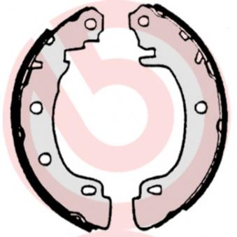 Jeu de mâchoires de frein BREMBO [S 68 522]