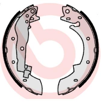 Jeu de mâchoires de frein BREMBO OEM 7701203716