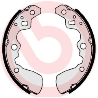 Jeu de mâchoires de frein BREMBO OEM 91171398