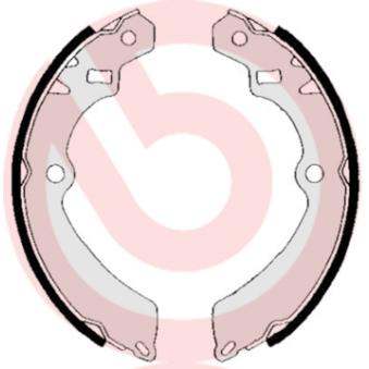 Jeu de mâchoires de frein BREMBO S 79 509 pour SUZUKI VITARA 2.0 16V - 132cv