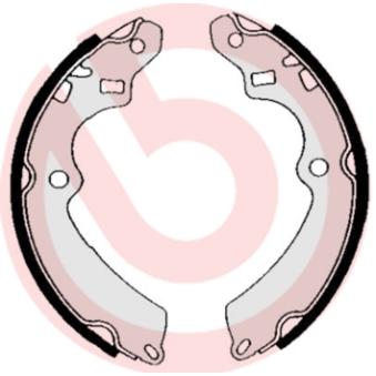 Jeu de mâchoires de frein BREMBO OEM 5320050800