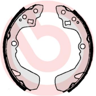 Jeu de mâchoires de frein BREMBO [S 79 515]